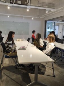 Picture taken at the International Innovation Center in downtown Las Vegas on March 13, 2024. High school students in the IT Workforce Talent Pipeline Program participate in a soft skills training.